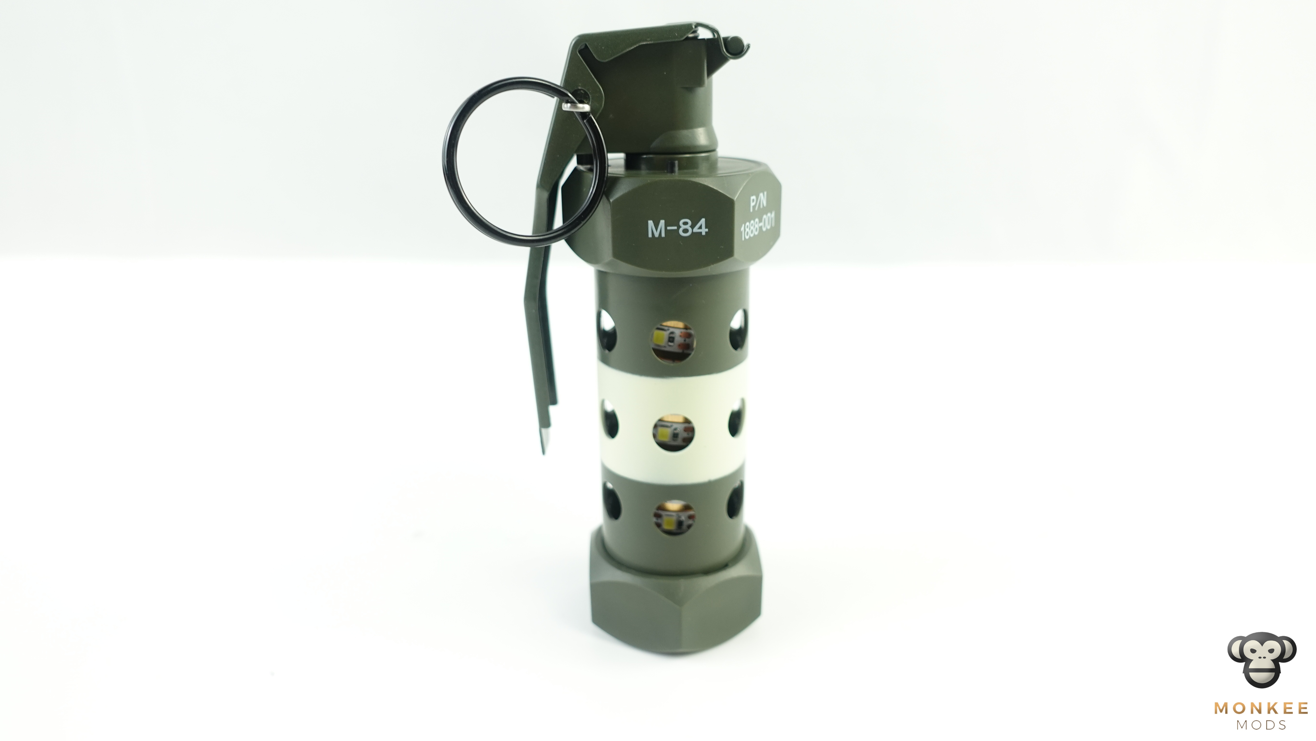 DAMNGOOD 38灯 38explore FLASH BANG KIT M7290 Flash Bang Grenade Dummy Model Black for $16.79